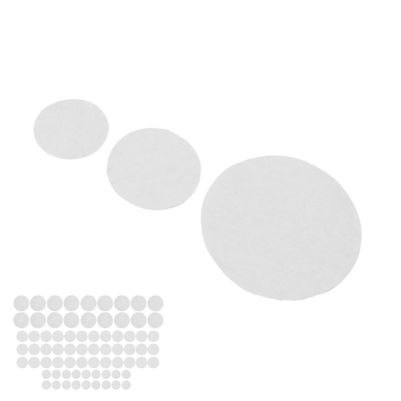 72 Pcs Felt Plate Dividers White Thick Soft Washable Reusable