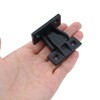 TAODAN 5PCS Black Plastic Fast Installation Push-On Clips Corner Buckle