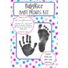 Baby Hand & Footprint Inkless Wipe Kit Black Prints by