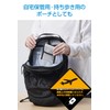 Elecom BMA-MBP01SGY Flame Retardant Pouch, Foldable, Includes Pockets, Small, Gray