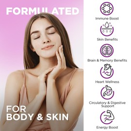 Nutrivein Resveratrol 1450mg | Antioxidant Supplement for Healthy Aging, Immune Defense, Brain Health & Joint Support | 120 Capsules