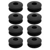 ECSiNG 8Sets Car Floor Mat Clip Fixings Round Fasteners Grips