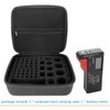 Linkidea Hard Battery Storage Container, Organizer Box with Tester BT-168,