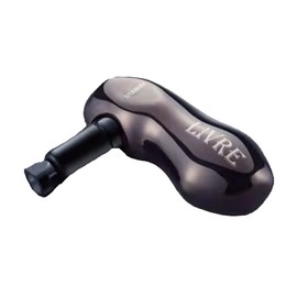 LIVRE 10799 Titanium Handle Knob TB-S for Daiwa L (LIVRE BJ/POWER Compatible), Brown (IP) & Black TSLB-1
