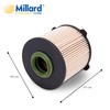 Millard Filters Millard MF81885 Car Fuel Filter 91x89x25 mm Global