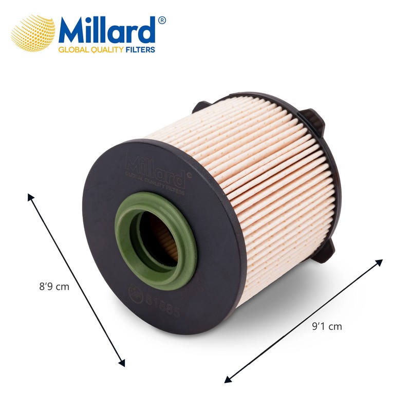 Millard Filters Millard MF81885 Car Fuel Filter 91x89x25 mm Global