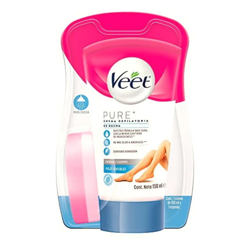 Veet Crema Depiladora Ducha Piel Sensible 150