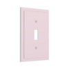Wmhusu Decorative Light Switch Cover Rose Pink 1 Gang Wall