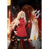 C-ZOFEK Red Cosplay Costume Full Set Dress Outfits with Bustle