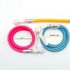 Mini Soft Shackle 6mm*15'' Pink、Blue、Orange with Nylon Sleeve Replace Metal
