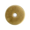 Tiazza 10Pcs Plain Round Brass Backplate Washers Classical Furniture Decoration
