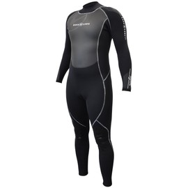 Aqualung Hydroflex 1MM Wetsuit Mens- Black/Silver- Small