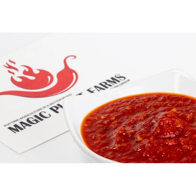Magic Plant Farms Smoked Carolina Reaper Chili Pepper Mash -