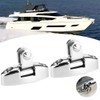 Pack of 2 Boat Top Bimini Deck Hinge Rotatable Side