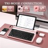 YUNZII QL75 Wireless Typewriter Hot Swap Retro Mechanical Keyboard,Punk Round