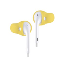 ACOUS Design Purest Earbuds Covers Anti-Slip Sport Tips Covers Compatible with Apple AirPods1&2 and EarPods (Strong Lemon)