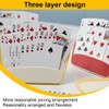 VYIBPDY Pack of 2 playing card holders, three-layer design, playing