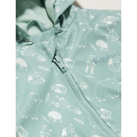 Playshoes Regenmantel Regenjacke Regenbekleidung Unisex Kinder,grün Waldtiere,86