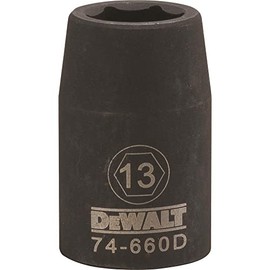 DEWALT 1/2" Drive Impact Socket 6 PT 13MM