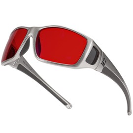 TIJN Sleep Glasses for 99.9% Blue Green Light Blocking,Dual AR Coatings Red Lens for Computer Gaming Screen Reduce Eye Strain