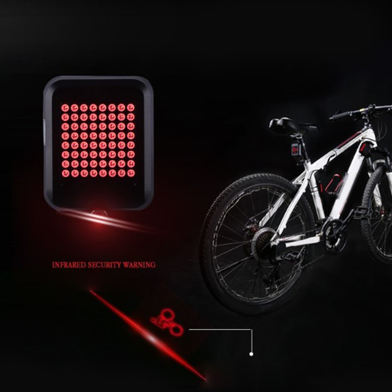 Cycling Tail Lamp LED Turn Light Full Intelligent Sensing Autobrake