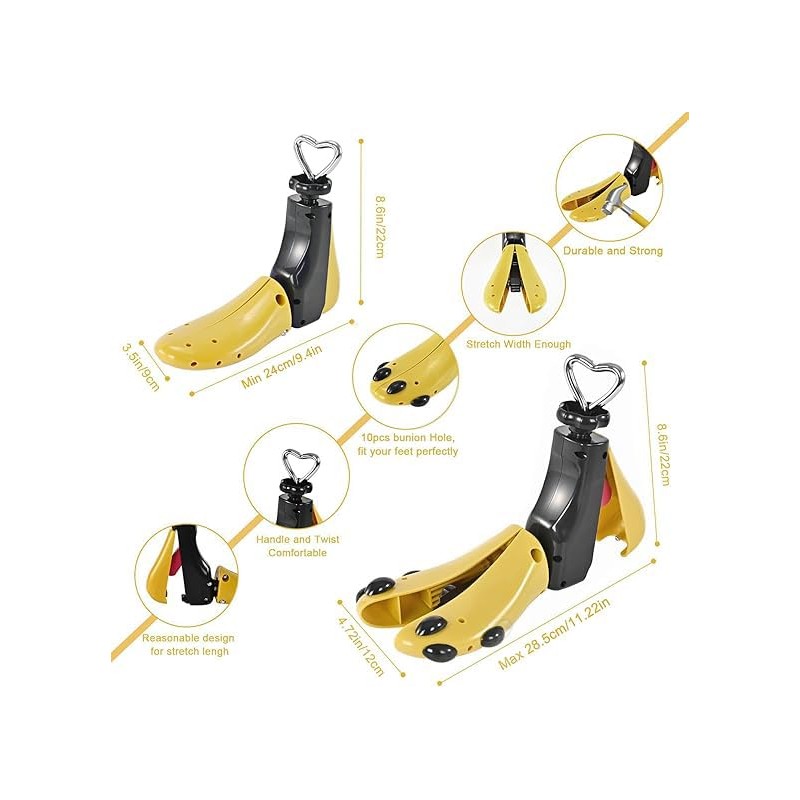 UHIAGREE Shoe Stretcher Women Men, Boot Stretcher, Adjustable Unisex Boot