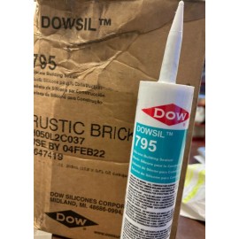 Dow LOT OF 12 ~ DOW DOWSIL 795 SILICONE RUSTIC BRICK EXP 2/04/2022
