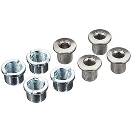 Shimano FC-M391-8 FC-M391 Y1ME98010 Repair Parts, Double Gear Fixing Bolt (M8 x 8.5) & Nut (4 Each)