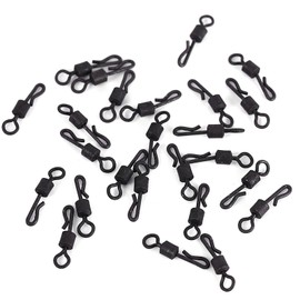 XHIKOWAT Q Turnbuckle Swivels Lightweight Fishing Tackle Accessory Outdoor Fishing for Freshwater and Saltwater Etc. 25pcs,Fishing Rods and Accessories