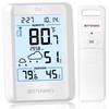 Indoor Outdoor Thermometer Wireless Weather Station with 330FT Range Remove