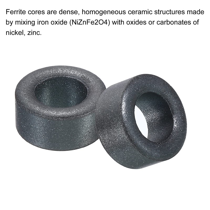 PATIKIL Ferrite Toroid Core 14mm x 8mm x 7mm 10pcs