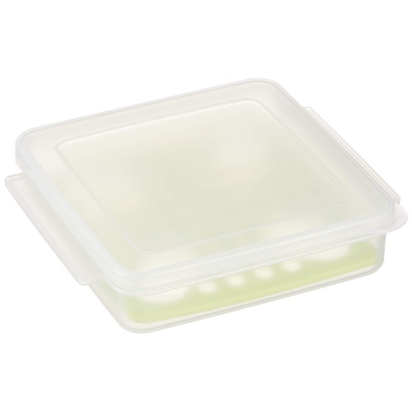 Skater FKH1 Ham Cheese Storage Container, Green, Made in Japan