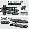 Hidden Door Hinge,570Lbs Load-Bearing Thickened Solid Stainless Steel - Heavy
