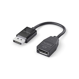 PureLink DisplayPort 1.3 Adapter, 4K Ultra HD 60Hz, 21,6GB/s Bandbreite, vergoldete Steckkontakte, 0,15m, schwarz
