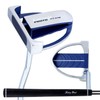 Larouge PT-01M Putter Lefty Mallet Shaped Putter 34 Inch Head