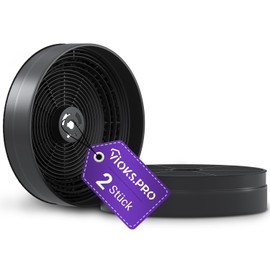 Viоks.pro 2 x Round Filters for Cooker Hood Replacement for AKPO 90 Activated Carbon Filter Cooker Hood - Carbon Filter Cooker Hood WK-4 Dandys Rustica WK-5 WK-7 WK-Light & Filter Exhaust Hood