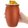 Covzoe 6 Pack Pottery Clay Cups, 20 Oz Cantaritos De
