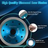 Uouteo 20 Pcs Diamond Saw Blade, 4.5 Inch Super Thin