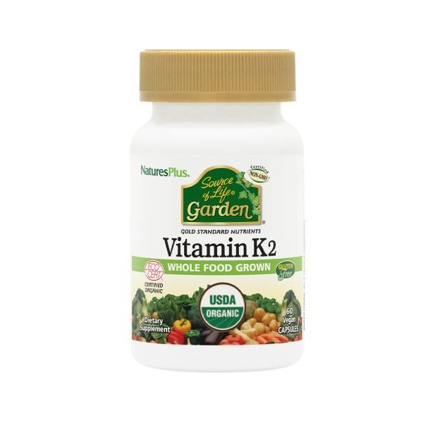 Nature's Plus Source of Life Garden Vitamin K2 120mcg, 60caps