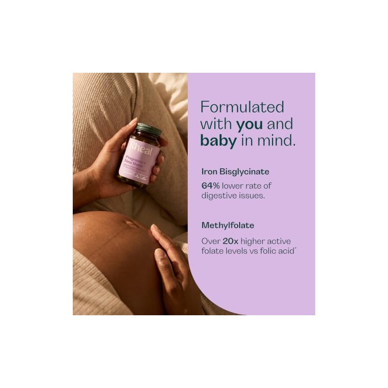 Rheal Pregnancy + New Mama Supplement - 60 Capsules
