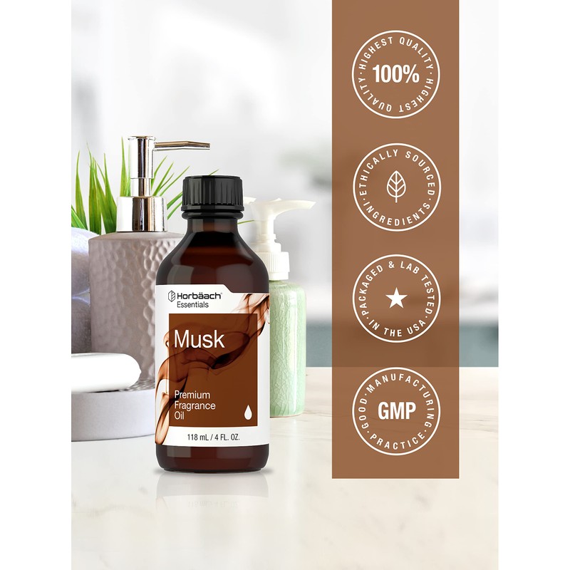 Horbäach Musk Fragrance Oil | 4 fl oz (118ml) |