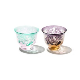 Taaburou Koubou TB3002/3102 Sculpted Yumeko, Grape Pattern, Gougup Pair, Comes in a Cosmetic Box, Made in Japan, 60th Birthday Celebration, Kyoki Celebration, Birthday Celebration, Wedding Celebration, Promotion Celebration, Retirement Celebration, Japan Foreign Country, Souvenir
