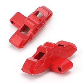 T Best RC Brake Disc, 1:7 Scale Remoted Control Aluminum Alloy Wheel Brake Disc Drift Model RC Car Decor Accessories for Unlimited Desert Racer UDR 1/7 RC Car(Red) Udr Parts Traxxas Udr Upgrades