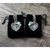 Unbranded 1.25" Heart Shaped Romantic 2 in 1 Necklace &