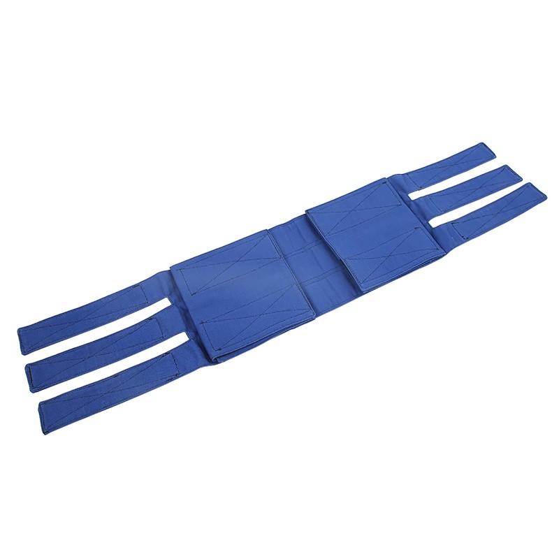 Wheelchair Footrest Non‑Slip Adjustable Leg Restraint Strap Seat Belt (Blue