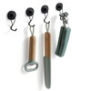 Homion Magnetic Hooks, Stainless Steel, Rust Free, Includes Magnets, Vertical