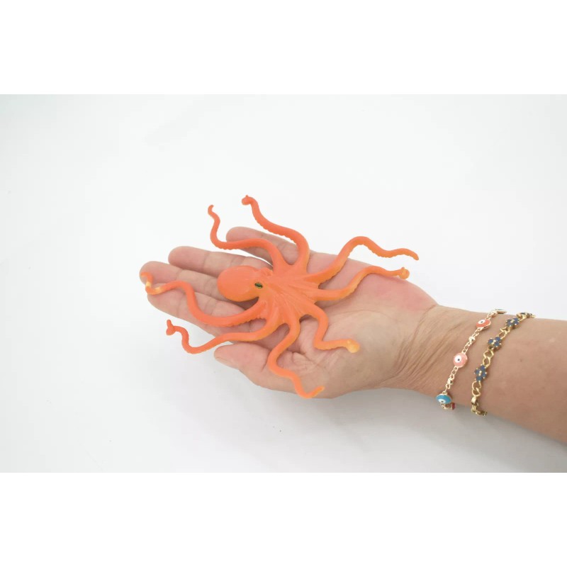 Unbranded Octopus, Rubber Realistic Hand Painted Toy Figurine, Replica, Gift,