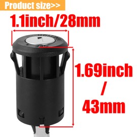 QAZAKY Ignition Key Switch for TRX300 TRX300FW Fourtrax 300 35100-HM5-671 35010-HC4-670 35010-958-680 5045-013 Big Red 200 ATC200E ATC200ES ATC 125M 200M ATV Quad