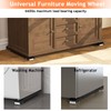 Ronlap Furniture Washing Machine Dolly, Extendable Appliance Rollers Refrigerator Heavy
