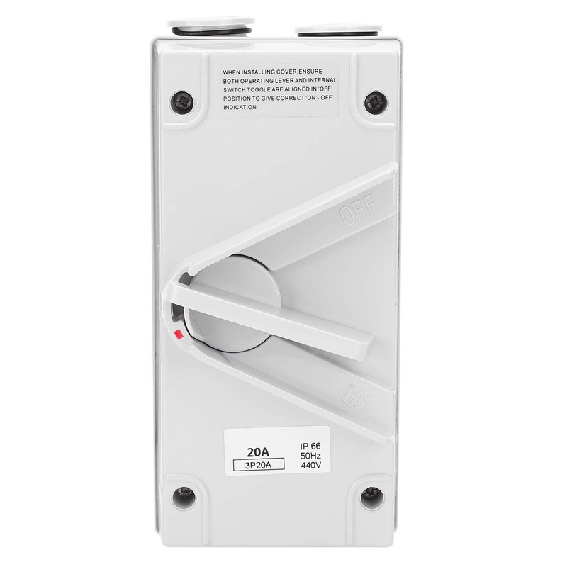 Weatherproof Isolating Switch Dustproof Waterproof 3P Isolator Switch with Super